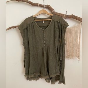 FREE PEOPLE DISTRESSED TUNIC